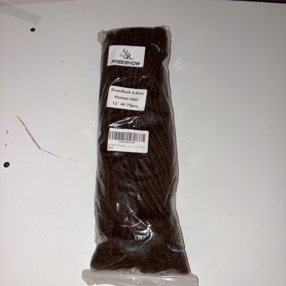Freeshow Dreadlocks 12" Long 0.4cm 75‎ Strands